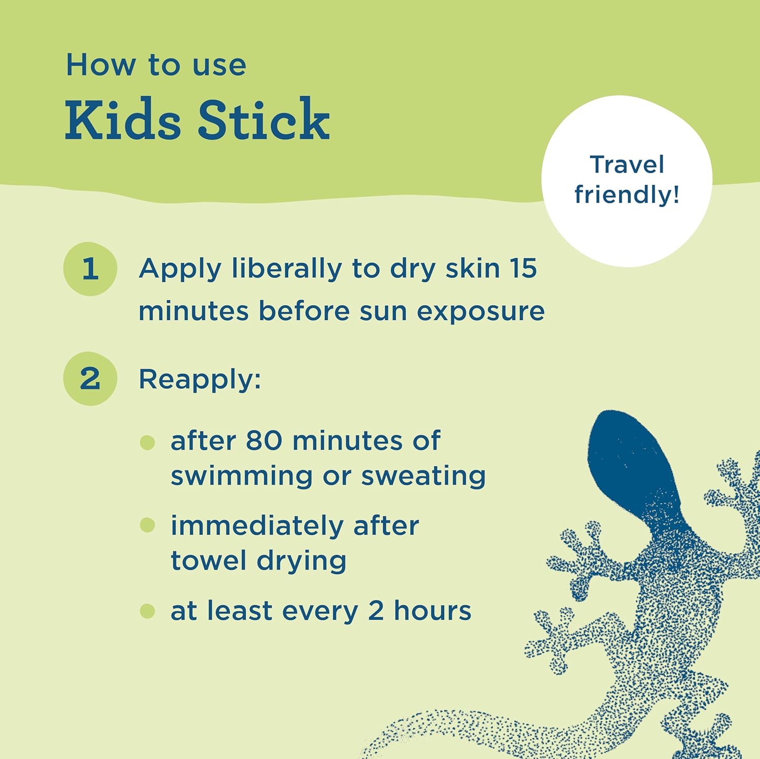 Blue Lizard Kids Mineral SPF 50 Sunscreen Stick, Zinc Oxide, 100% Mineral
