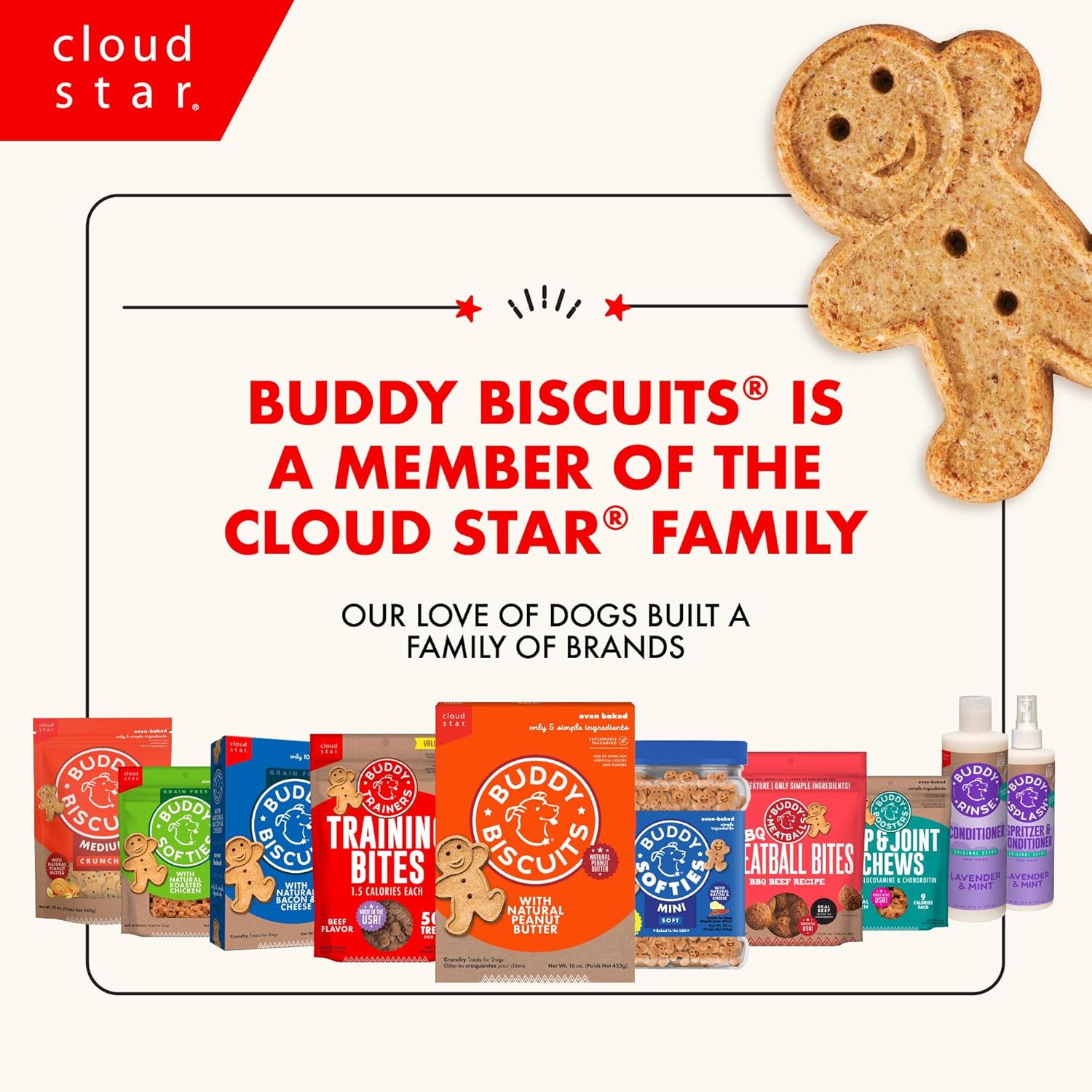 Buddy Biscuits Trainers 10 Oz. Pouch of Training Bites Soft & Chewy Dog Treats Made with Bacon Flavor