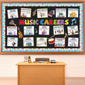 Music Career Bulletin Board Set Inspirational Musical Posters Music Classroom Decorations Musical Notes Paper Cutouts for Back to School Elementary Teacher Chalkboard Wall Door Supplies