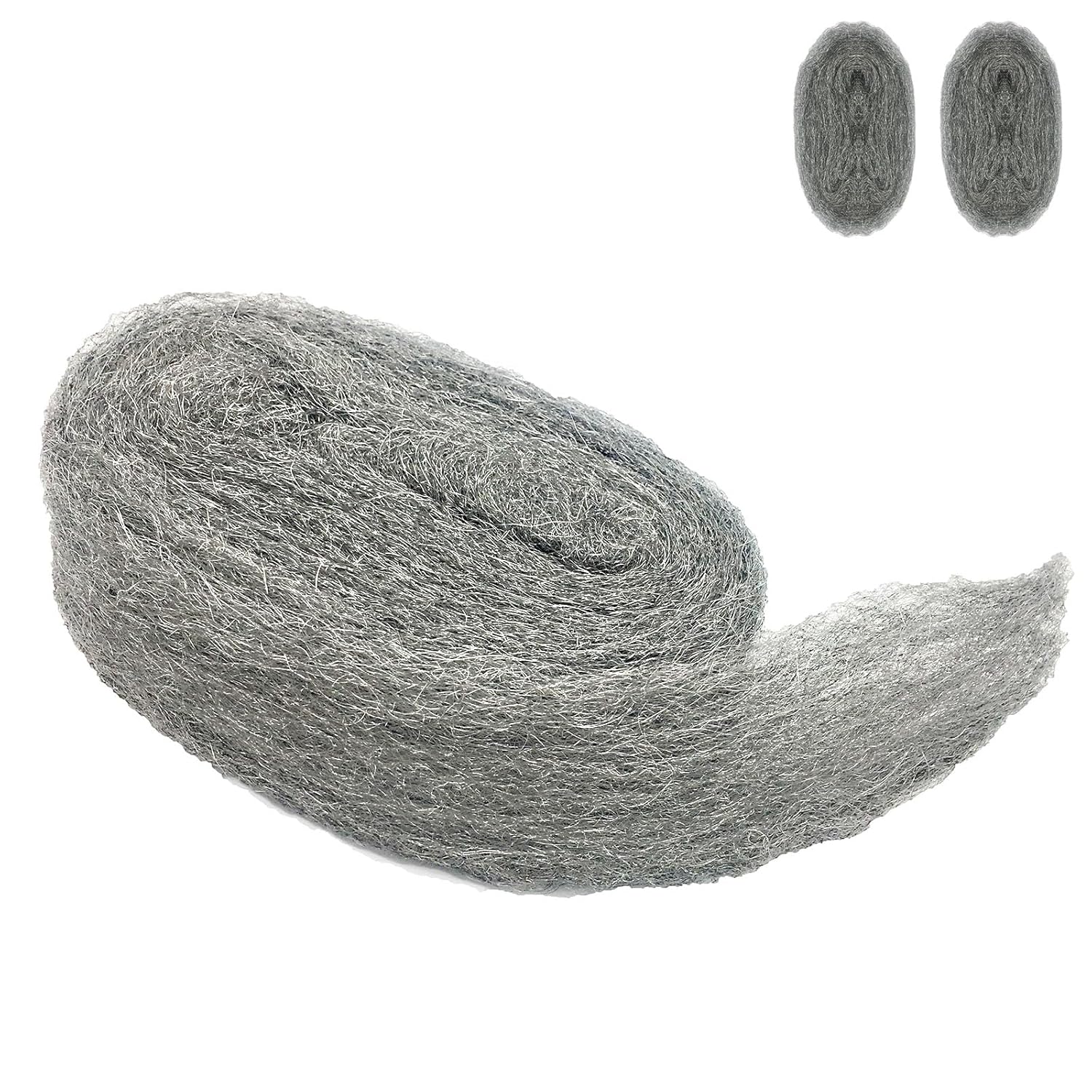 Steel Wool Mice Control, 2 Pack 3" x10 Ft Hole Filler, Gap Blocker, Barrier