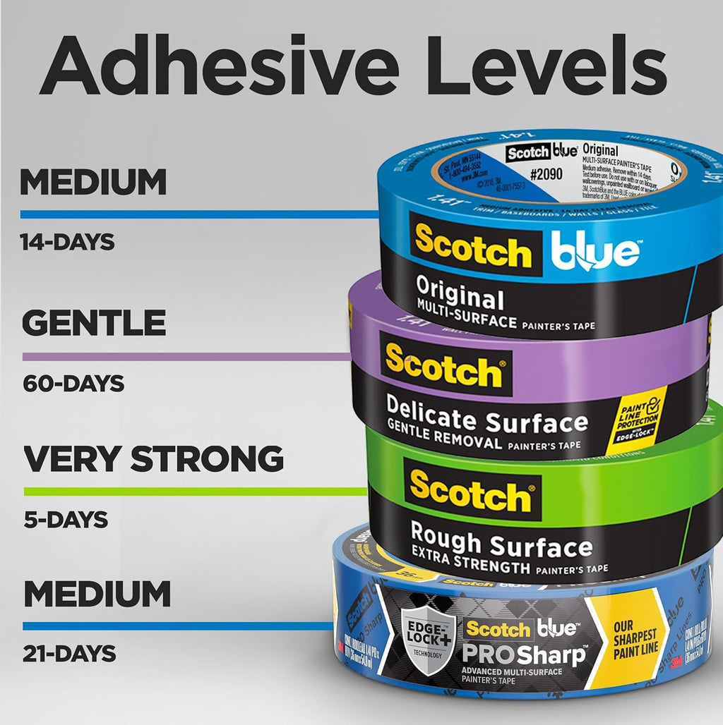 ScotchBlue Original Multi-Surface Painters Tape, 1 Inch Wide (0.94 In. x 60