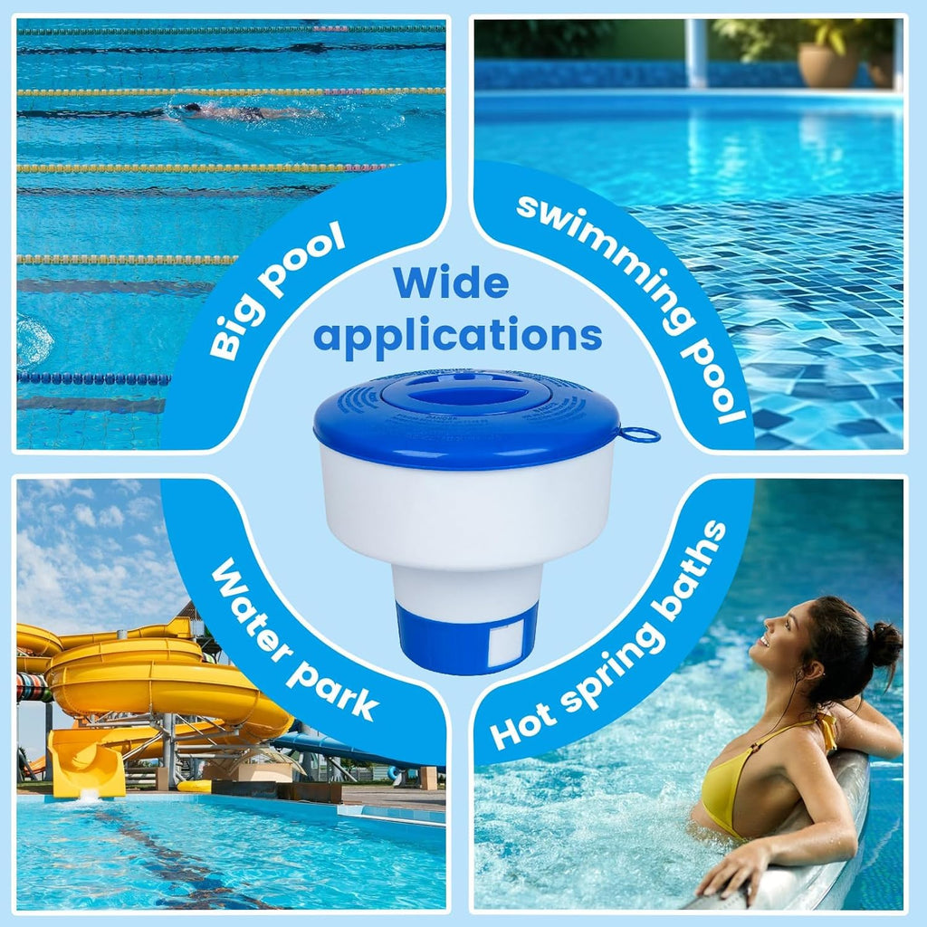 Pool Chlorine Floater for Pools Fits 3" Tablets,7" Diameter Chlorine Tablet