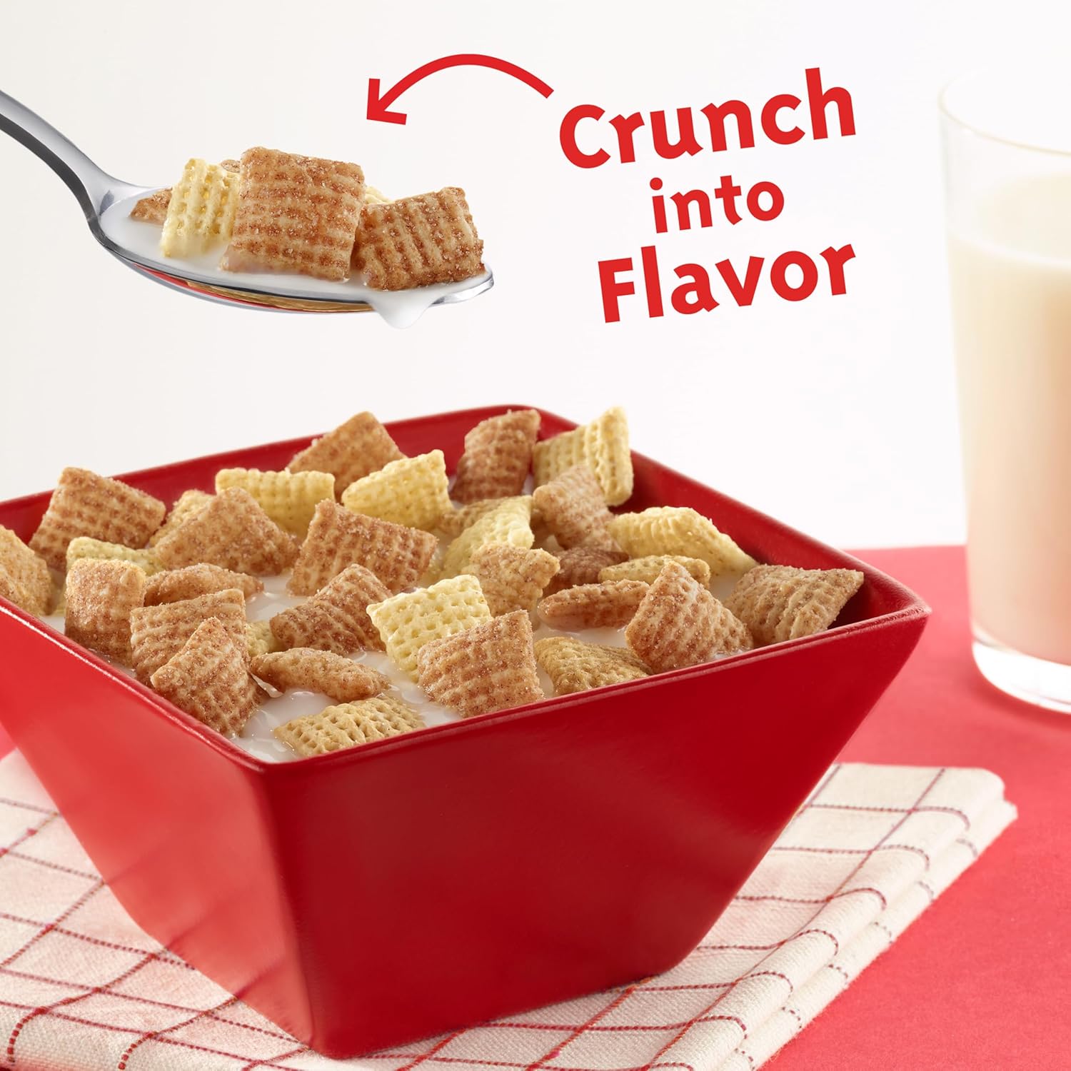 Cinnamon Chex Cereal, Gluten Free Breakfast Cereal, Made with Whole Grain