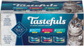 Blue Buffalo Tastefuls Flaked Wet Cat Food Variety Pack, Made with Natural
