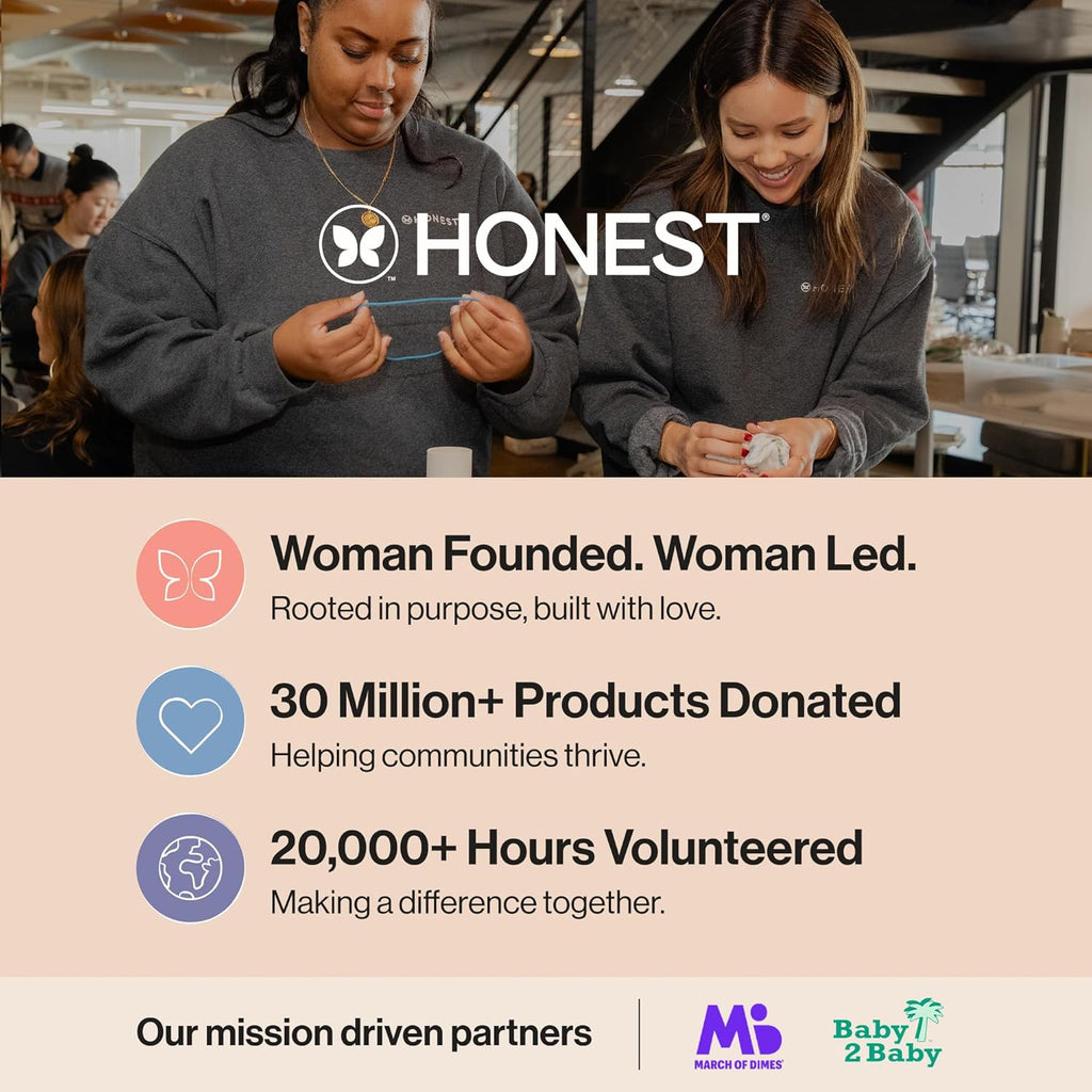 The Honest Company Comfort Dry Disposable Diapers for Sensitive Skin