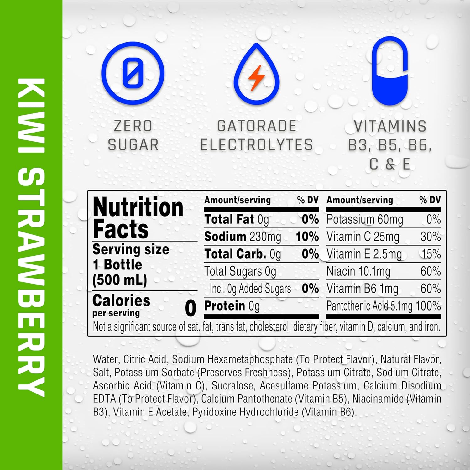 Propel, Kiwi Strawberry, Zero Calorie Sports Drinking Water with Electrolytes