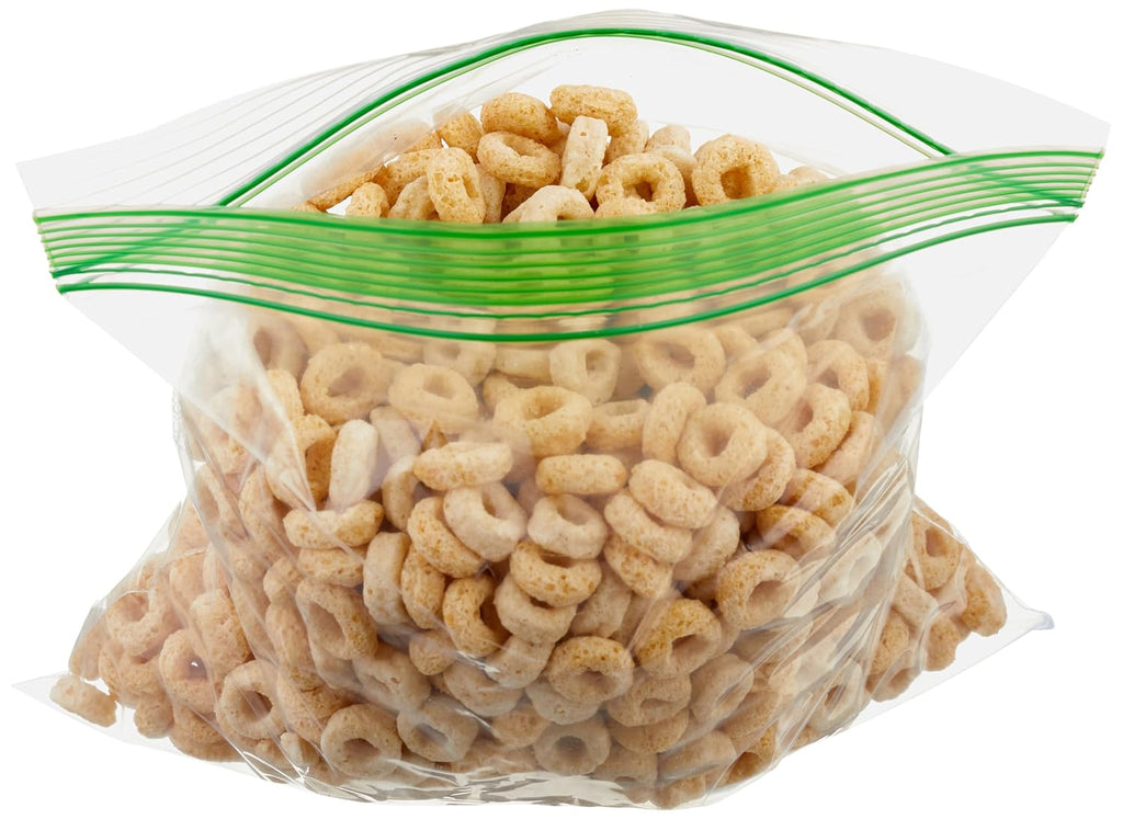 Basics Resealable Double Zipper Sandwich Storage Bags for Food Storage, 300