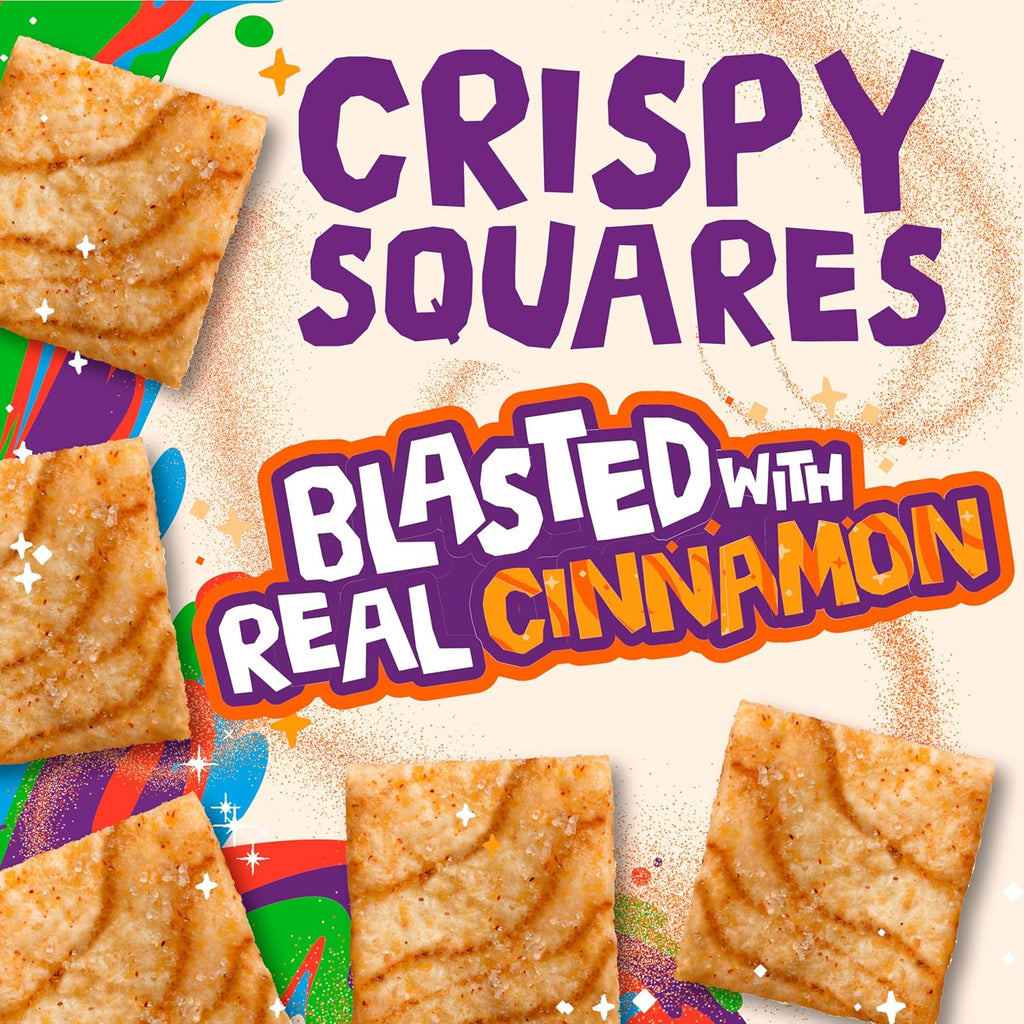 Cinnamon Toast Crunch Breakfast Cereal, Crispy Cinnamon Cereal, Mega Size, 27