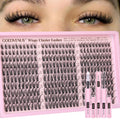 Goddvenus Lash Clusters Kit Wispy Eyelash Clusters Lashes Natural DIY Lash