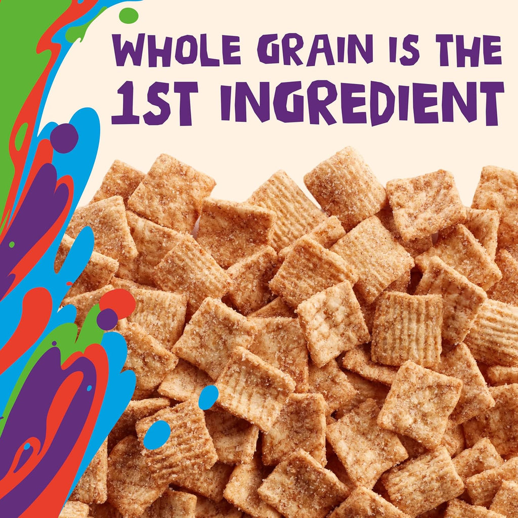 Cinnamon Toast Crunch Breakfast Cereal, Crispy Cinnamon Cereal, Mega Size, 27
