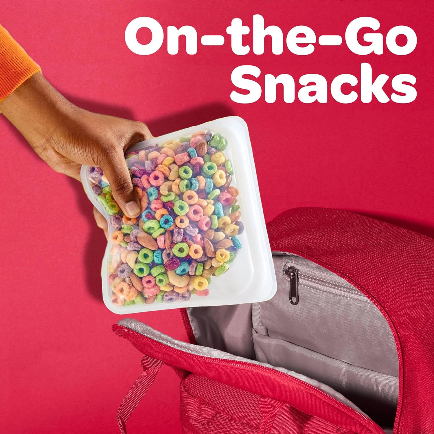 Kellogg's Froot Loops Breakfast Cereal, Good Source of Fiber, 15g Whole
