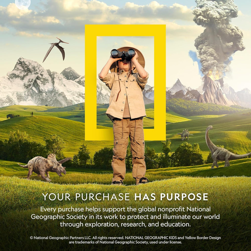 NATIONAL GEOGRAPHIC Air Rocket Toy ‰ÛÒ Ultimate LED Rocket Launcher for Kids, Jump and Launch The Light Up, Air Powered, Foam Tipped Rockets up to 100 Feet