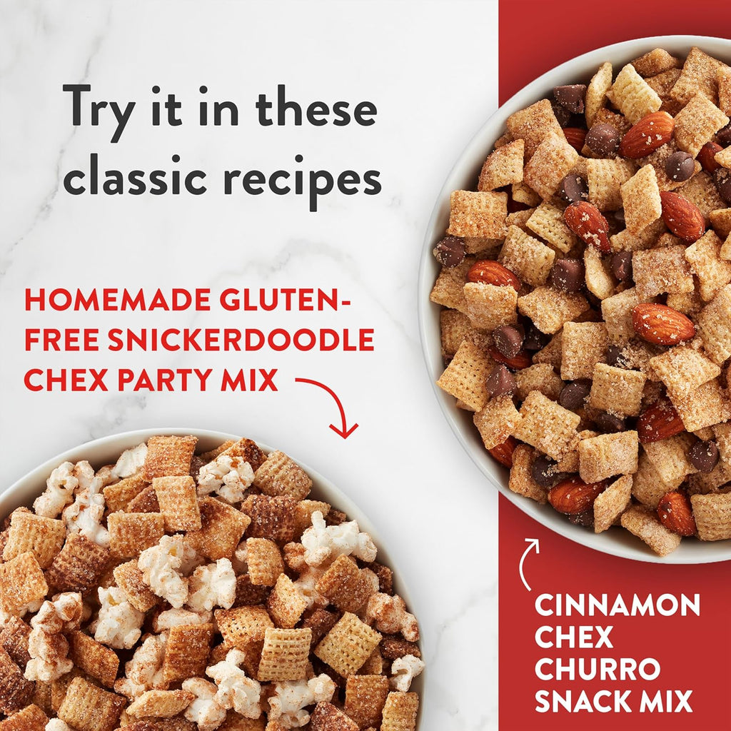 Cinnamon Chex Cereal, Gluten Free Breakfast Cereal, Made with Whole Grain