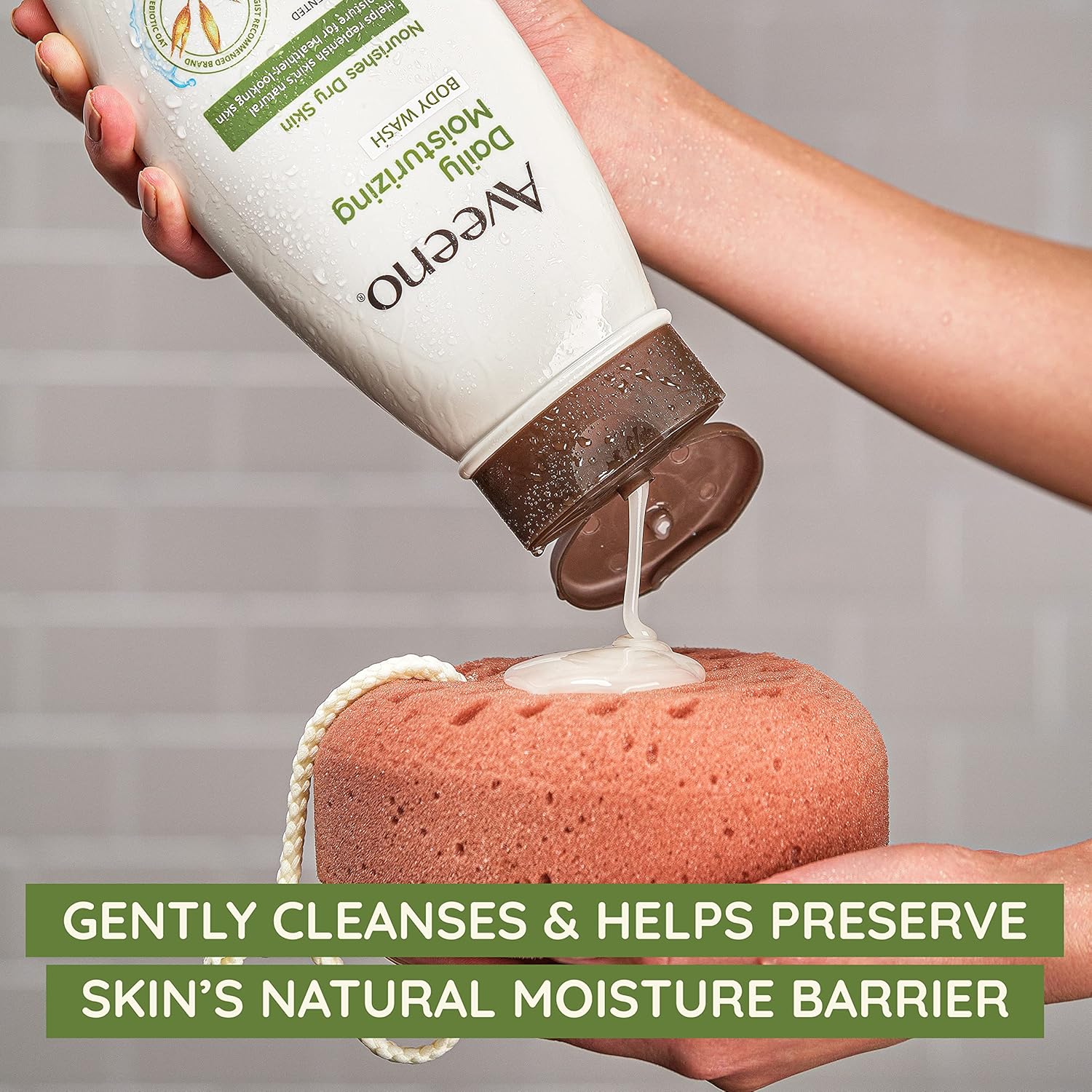 Aveeno Daily Moisturizing Body Wash Cleanser & Shaving Gel for Men & Women