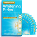 Lumineux Teeth Whitening Strips Kit - 9 Treatments (1 Month) - Peroxide Free
