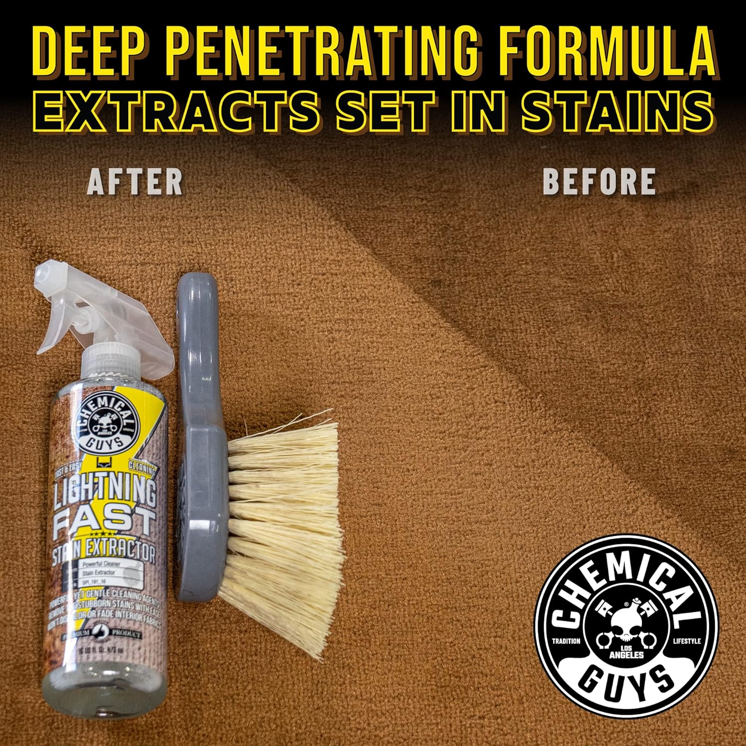 Chemical Guys Lightning Fast Carpet and Upholstery Stain Extractor - Chemical