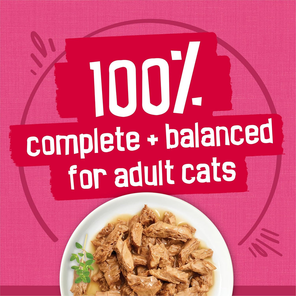 Purina Friskies Gravy Wet Cat Food Variety Pack, Surfin‰۪ and Turfin‰۪ Prime