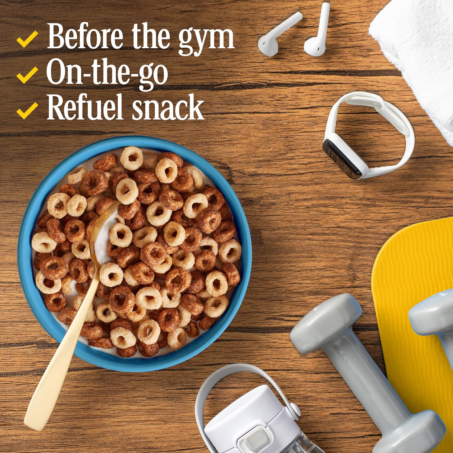 Cheerios Protein Cereal, Cookies and Cr̬me, 8g Protein, Family Size, 15 oz